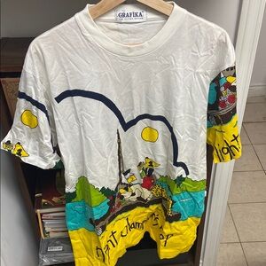 Grafika Graphic T-Shirt with Colorful Print All Over